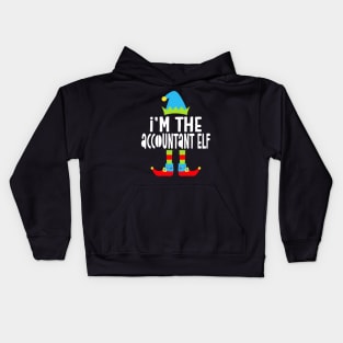 I'm The Accountant Elf Kids Hoodie